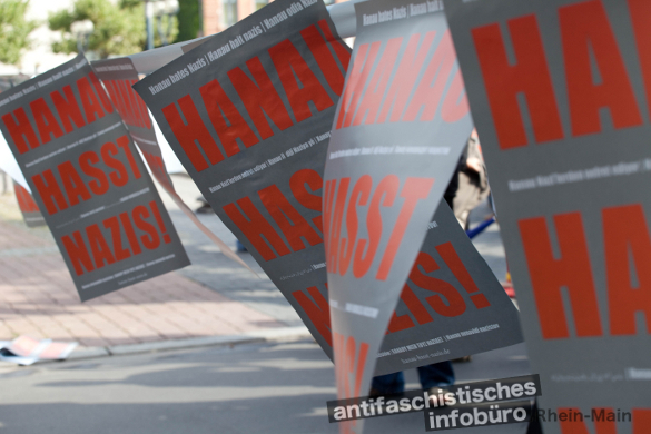 Protest gegen die NPD am 27. August 2013 in Hanau