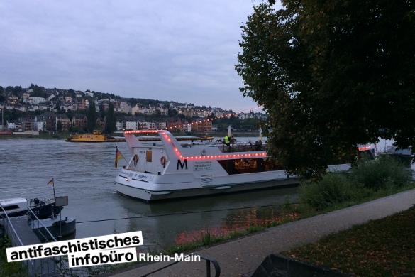 "Friedensparty" mit Jürgen Elsässer auf dem Rhein in Koblenz
